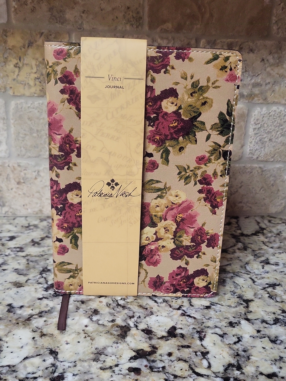 Patricia Nash Antique Rose Vinci Journal